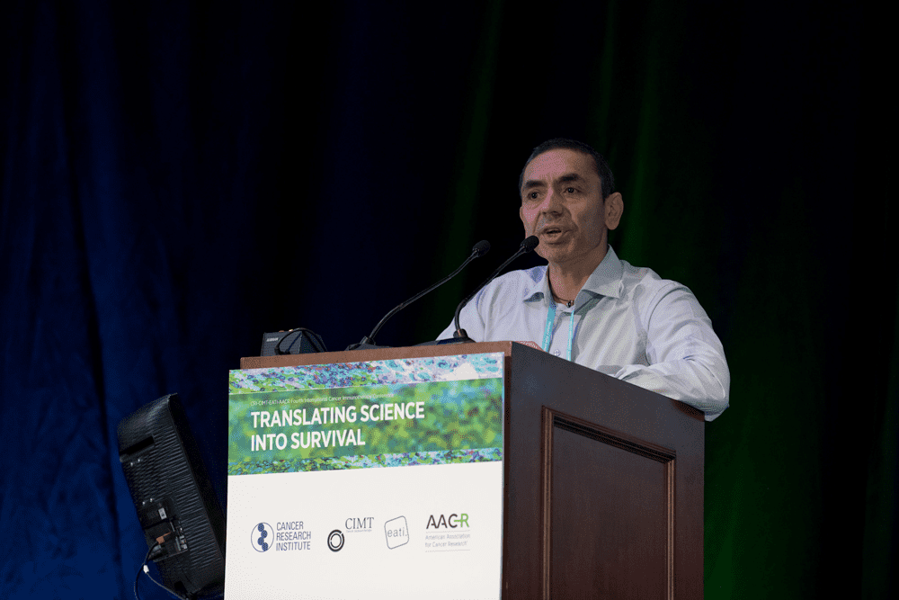 Ugur Sahin, M.D., of BioNTech and TRON Germany