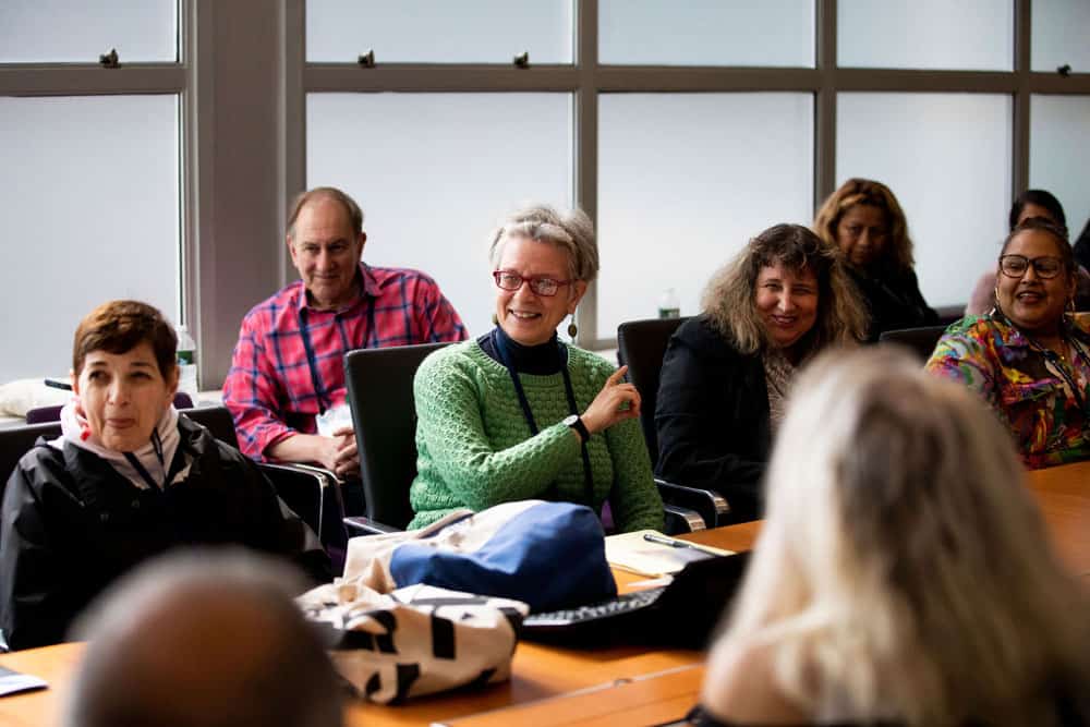 Dr. Gulam Manji answers questions about relevant biomarkers pancreatic cancer during the gastrointestinal cancers breakout session. Photo by Hannah Cohen.