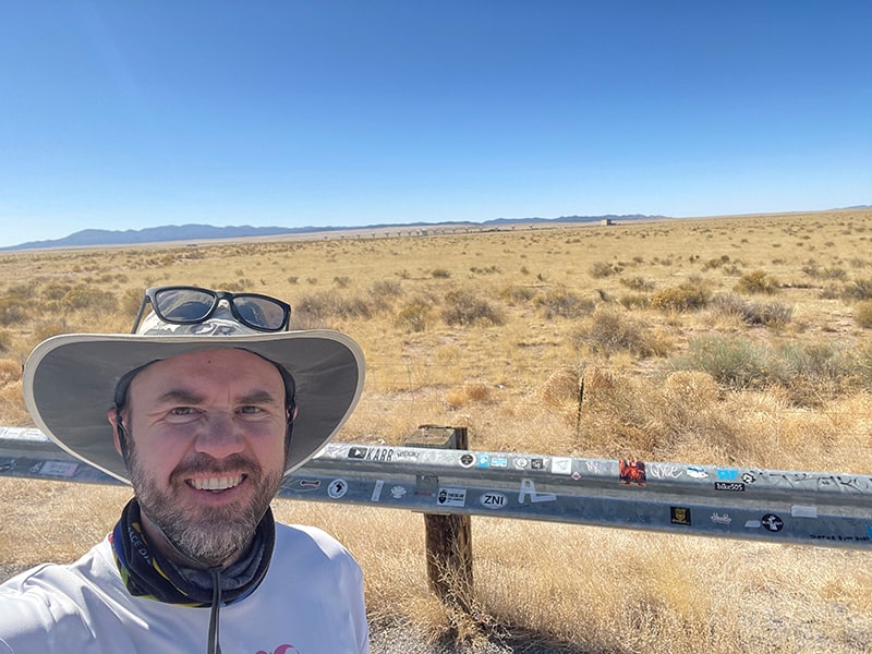 Jarad Schofer walking across America