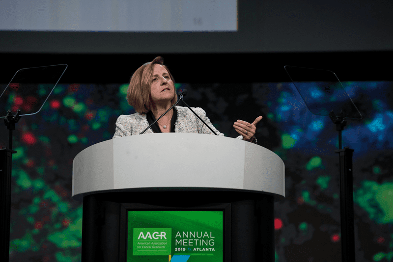 Crystal Mackall, M.D., of Stanford University, showcased her group’s efforts to design improved CAR T cell strategies that can overcome resistance at AACR19