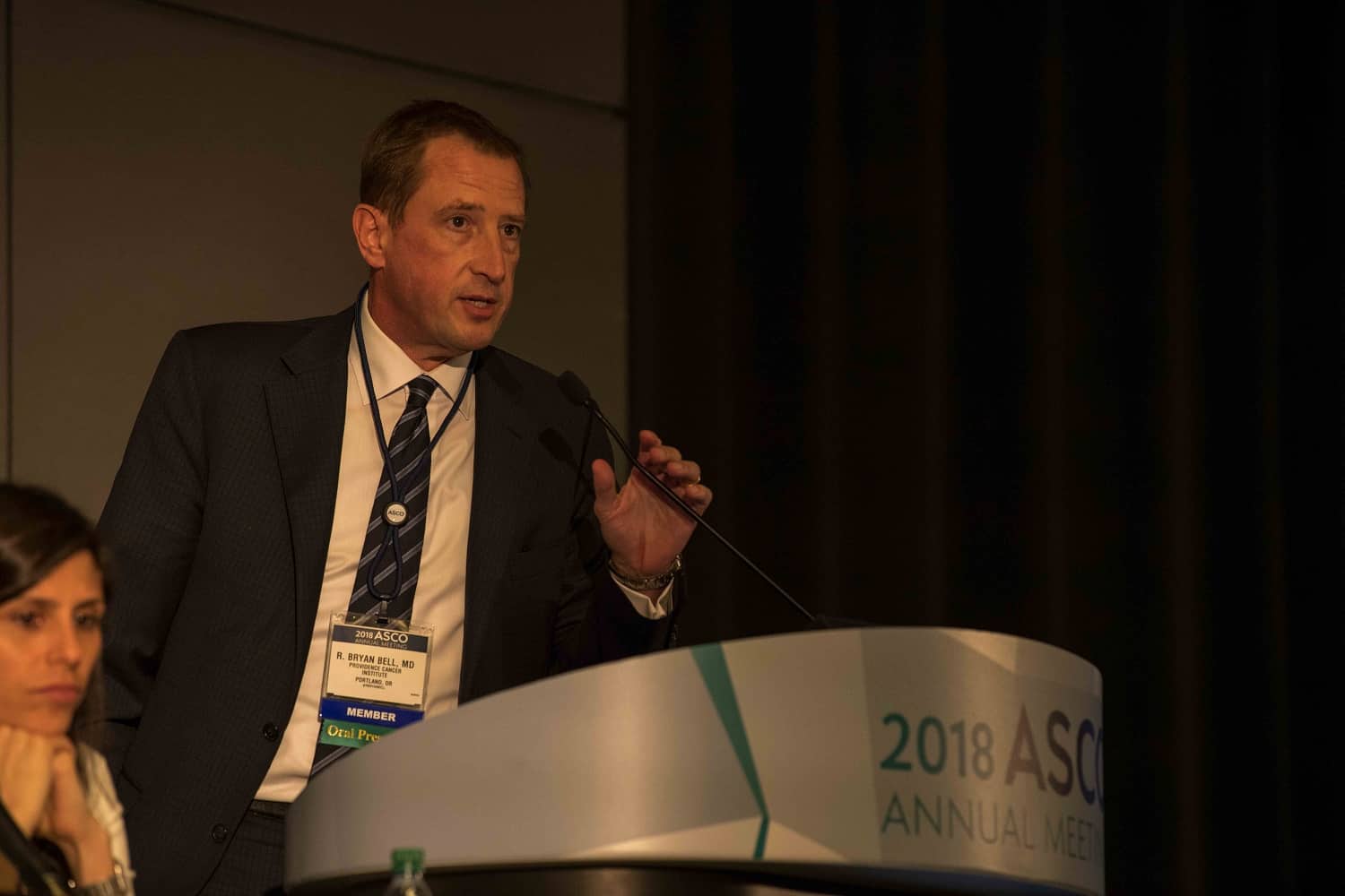 R. Bryan Bell speaking at ASCO18