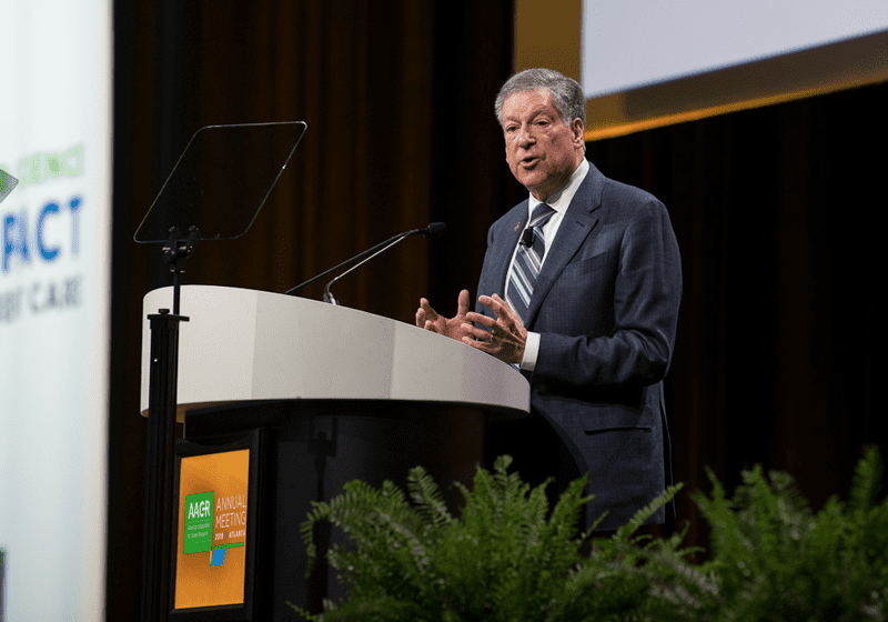 Robert D. Schreiber, Ph.D., discusses how CD4+ helper T cells promote the priming and activation of CD8+ killer T cells at AACR19.