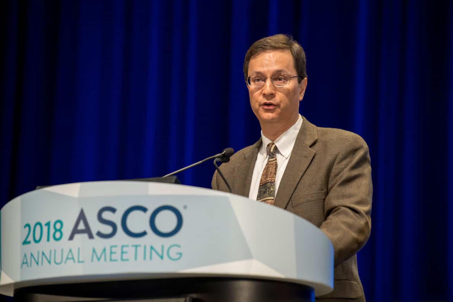Paul Ngheim speaking at ASCO18