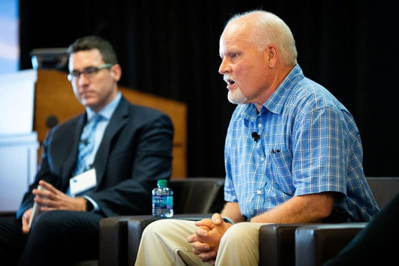 John White shares his experience receiving an anti-PD-1 immunotherapy for prostate cancer. Photo by Adrianne Mathiowetz