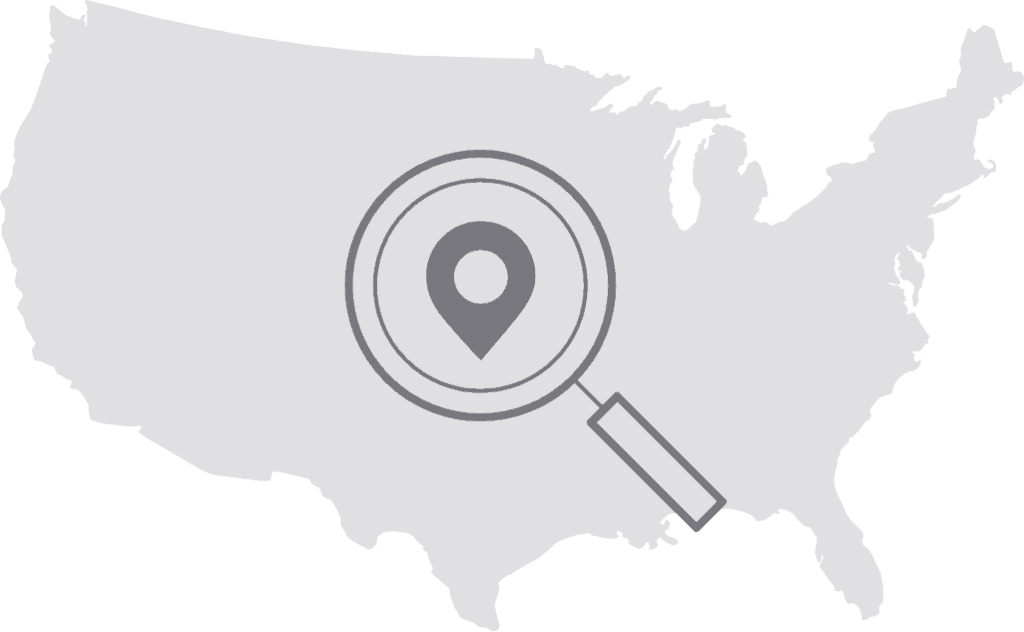 Find a clinical trial map illustration